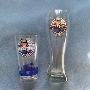 Bubba Gump Tall Glass Cancun And Glass Las Vegas Nevada glass collection